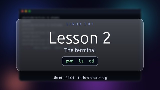 Lesson 2: Where you are and how to move around