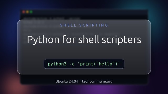Python: The next step for longer scripts