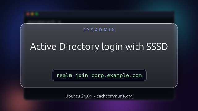 Active Directory with SSSD