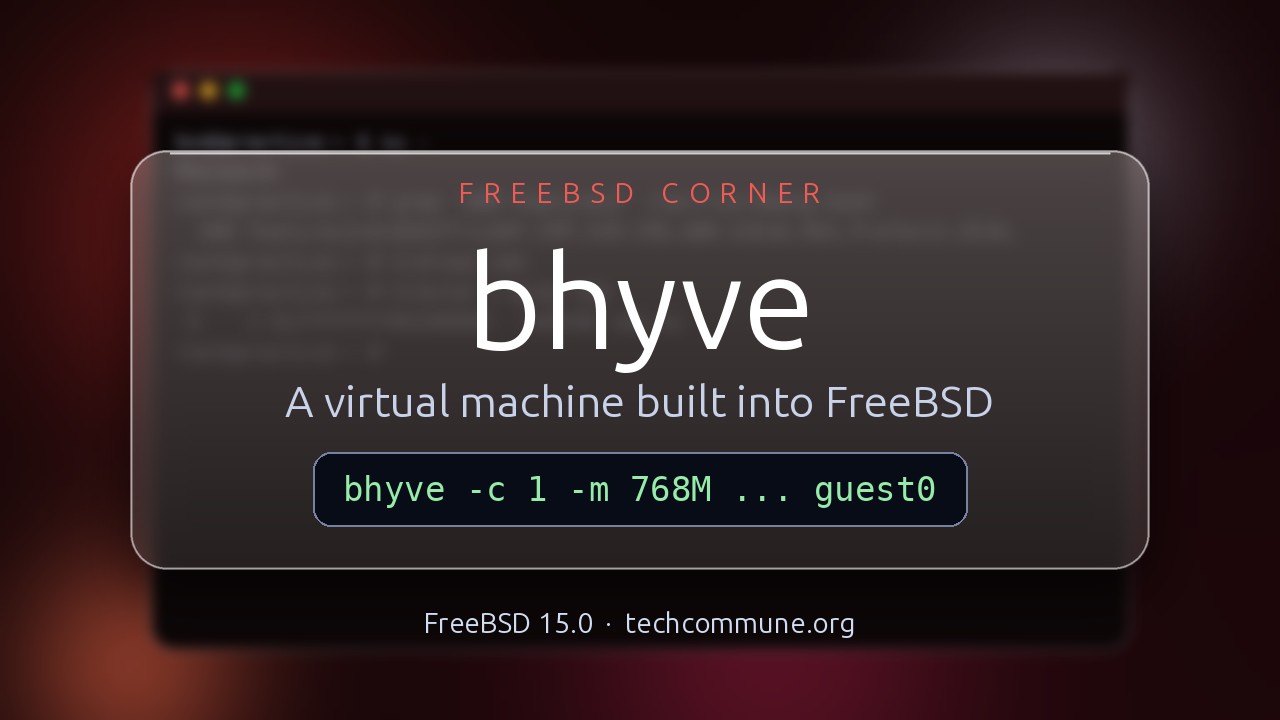 Video: bhyve (FreeBSD video)