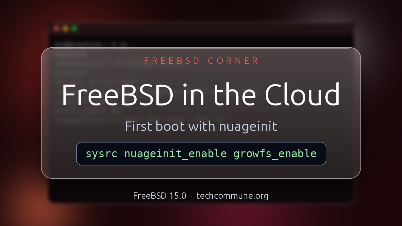 Video: FreeBSD in the Cloud (FreeBSD video)
