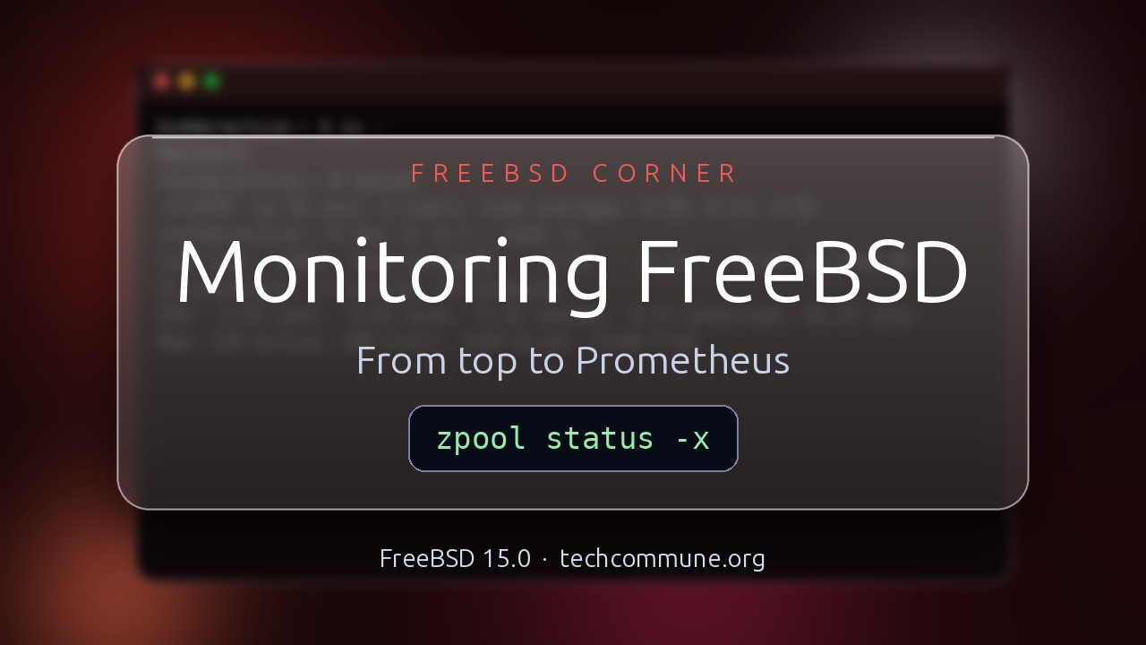 Video: Monitoring FreeBSD (FreeBSD video)