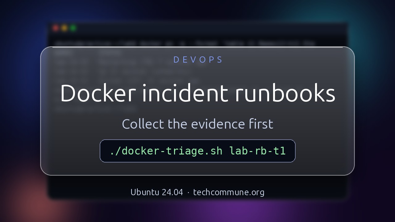 Video: Docker Incident Runbooks (DevOps video)