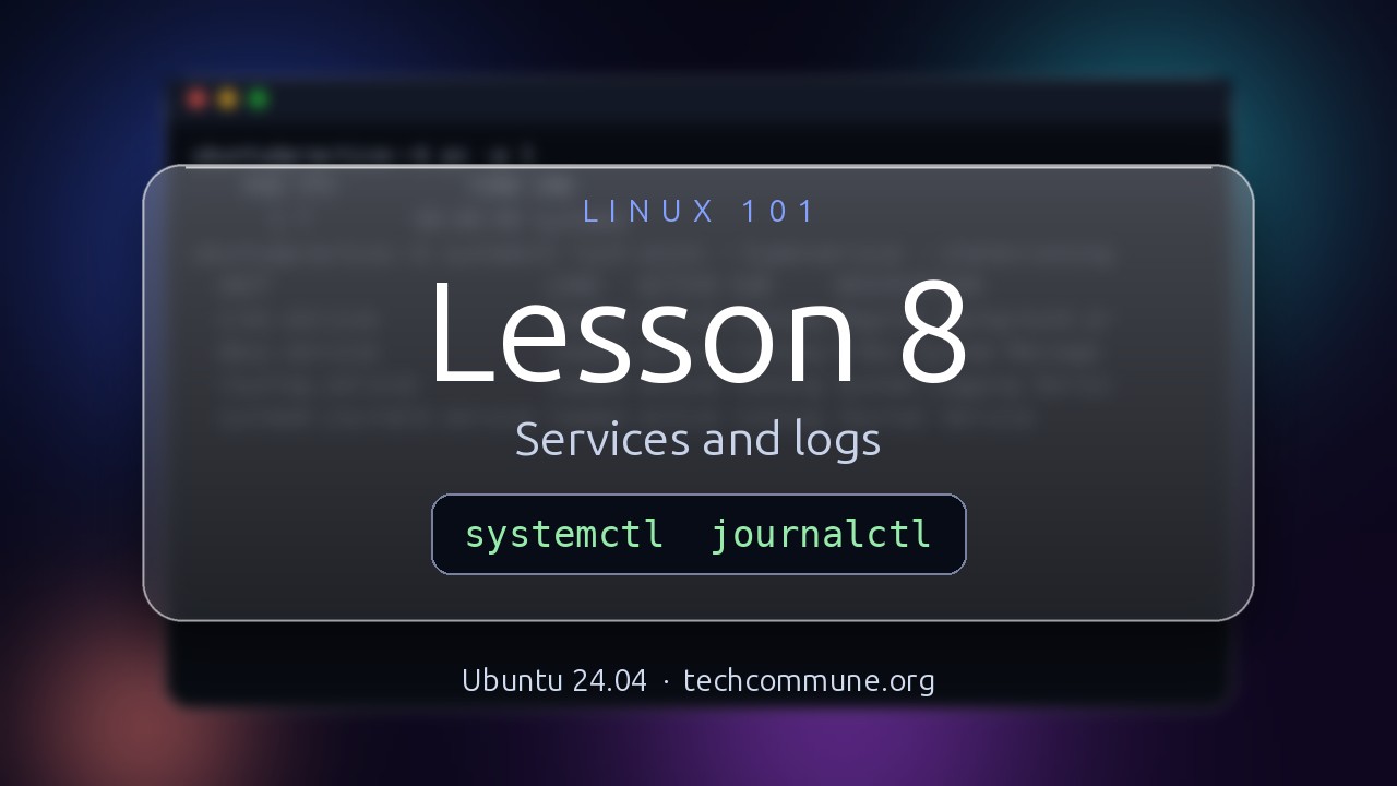 Video: Services and Logs (Linux 101 video)