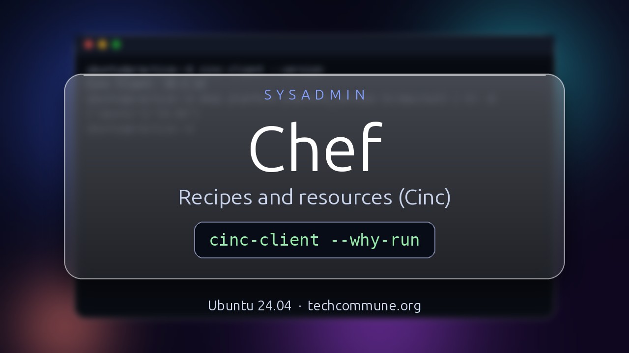 Video: Chef (sysadmin video)