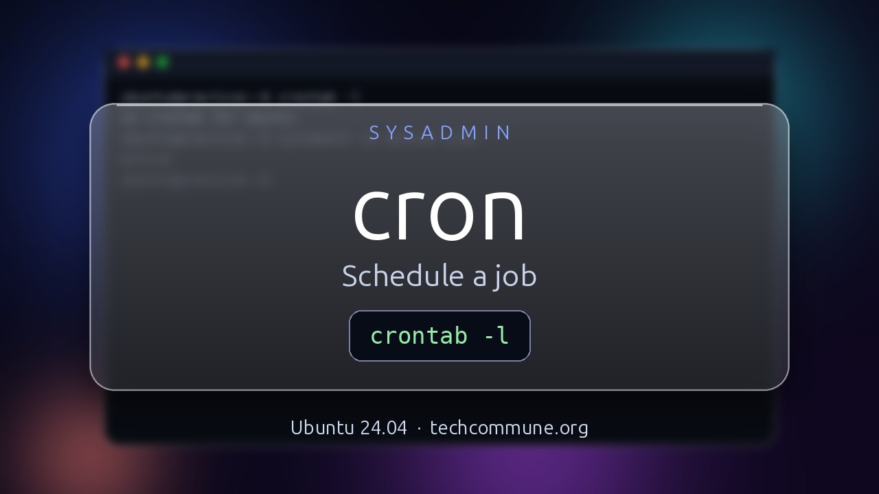 Video: cron (sysadmin video)