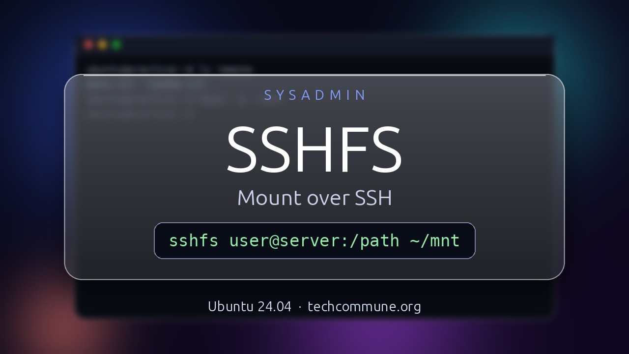 Video: SSHFS (sysadmin video)