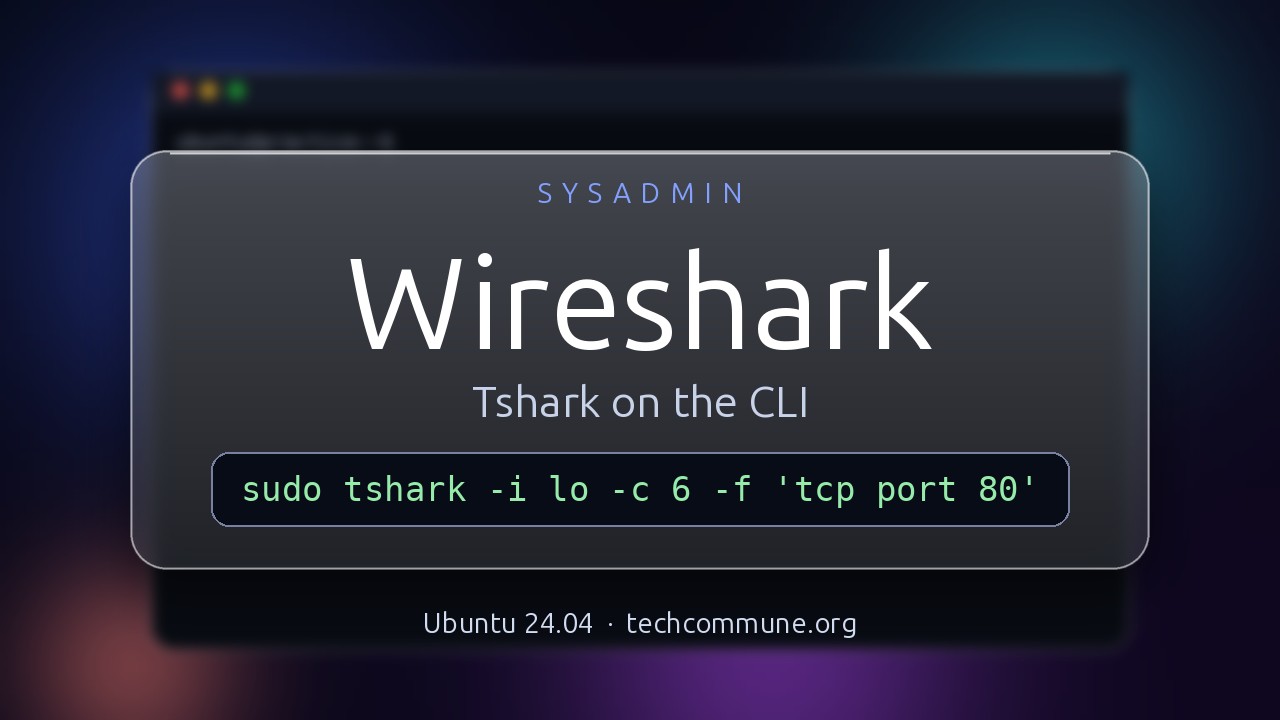 Video: Wireshark Cheat Sheet (sysadmin video)
