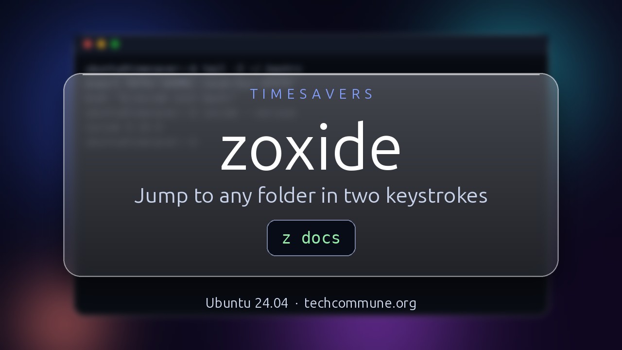 Video: zoxide (Timesavers video)